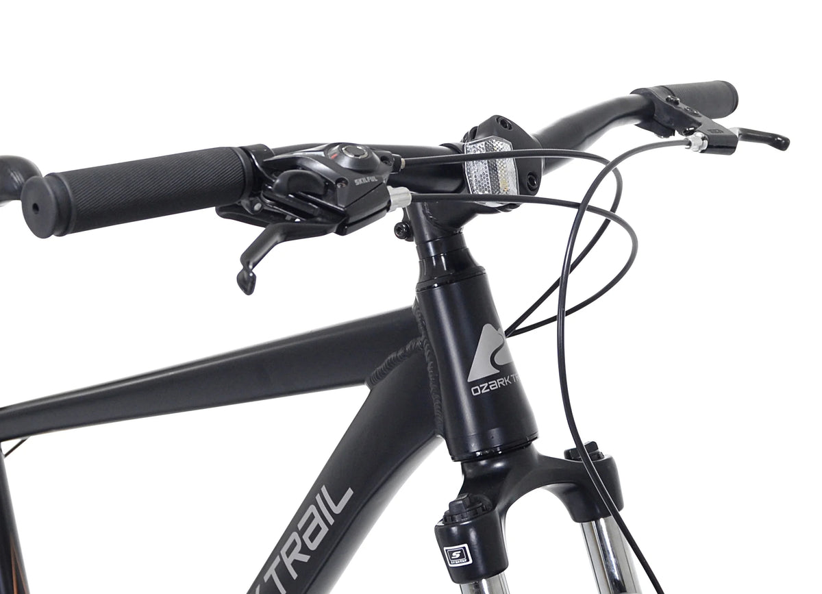 Ozark Trail 27.5" Vibe Mountain Bicycle, Small Frame, Fits Riders 5'0" - 5'6", Black, Adult, Unisex