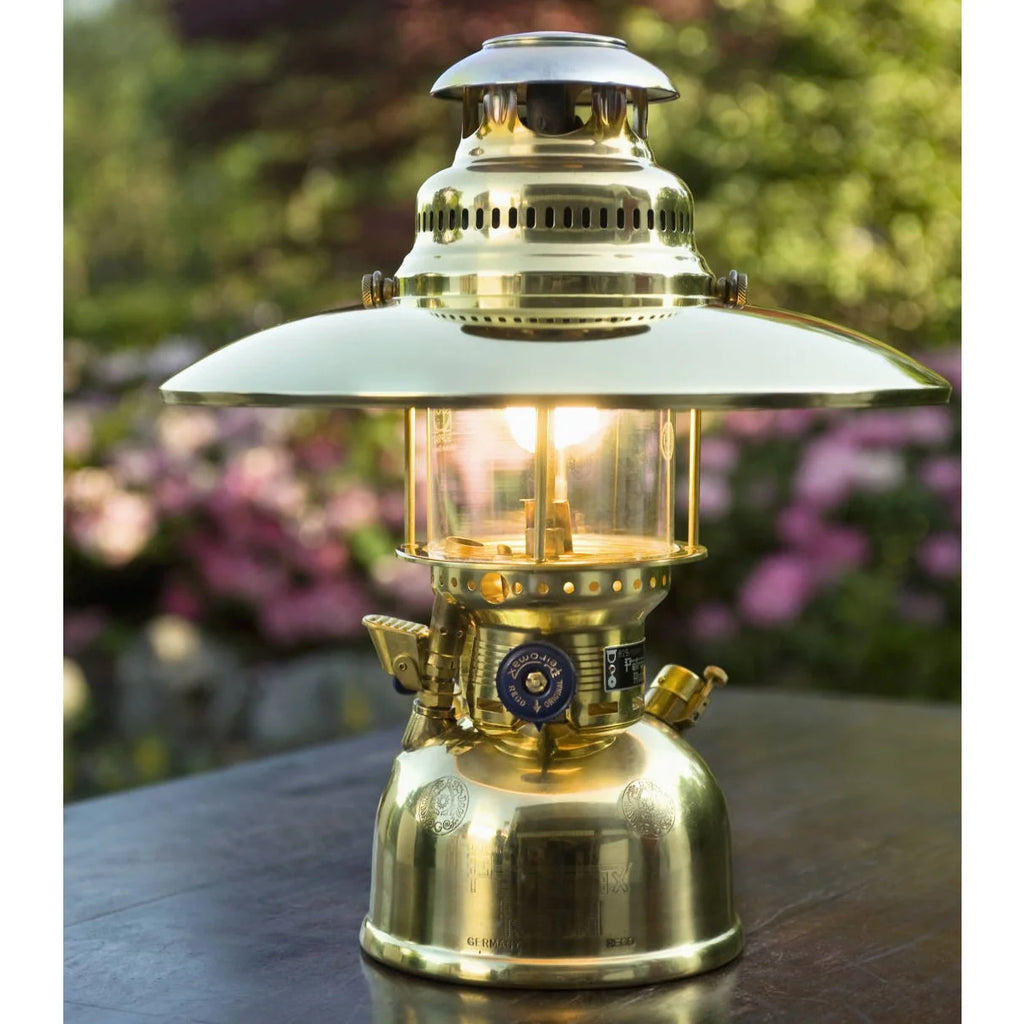 Petromax Top Reflector and Visor for HK350/HK500 Home and Camping Pressure Lanterns, Reflects Lamp Light Downward, Gold-Plated