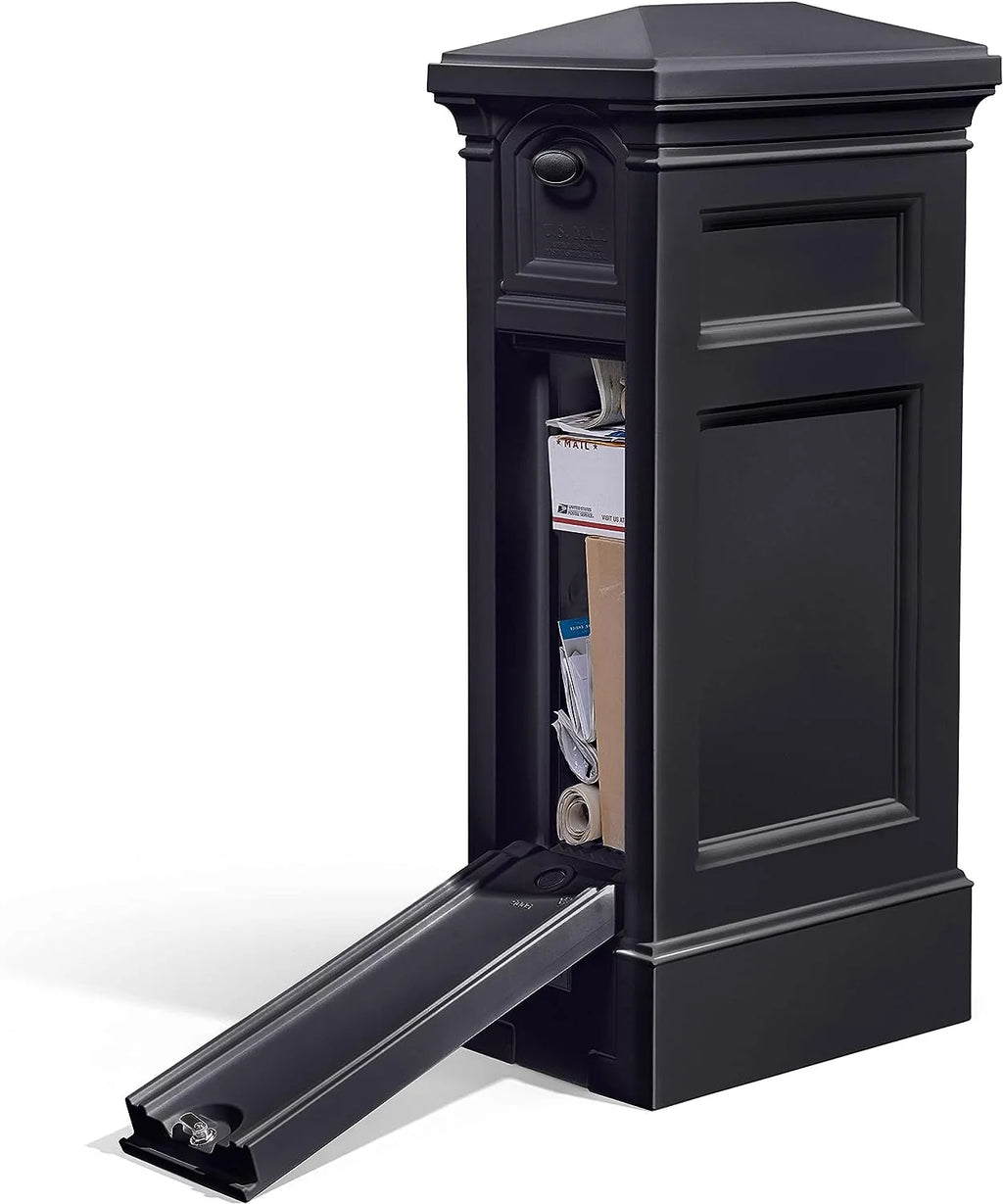 Step2 Atherton Reserve Black Mailbox with Package Storage
