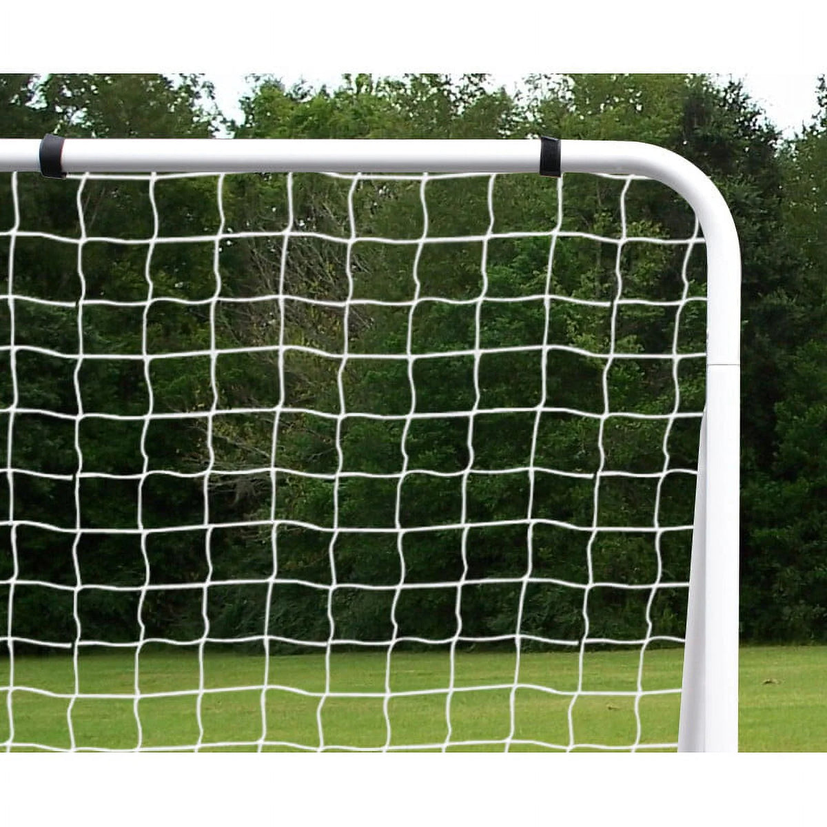 ZenStyle Football Post Soccer Goal Target Net 12 Ft. x 6 Ft. Football Shooting Training Aid Ultimate Backyard Outdoor Kids Official Soccer Goal, Steel Frame