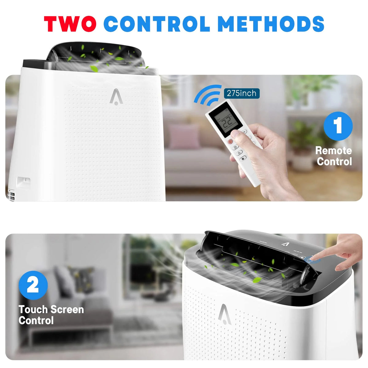 Danolapsi 14,000 BTU Portable Air Conditioners, 3-in-1 Free Standing Cooling AC Unit for Room up to 700 Sq. Ft, Compact AC Unit Air Cooler w/Fan & Dry Function, LED Display Air Conditioners with timer