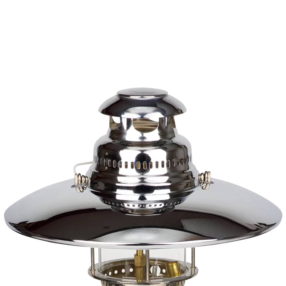 Petromax Top Reflector and Visor for HK350/HK500 Home and Camping Pressure Lanterns, Reflects Lamp Light Downward, Gold-Plated