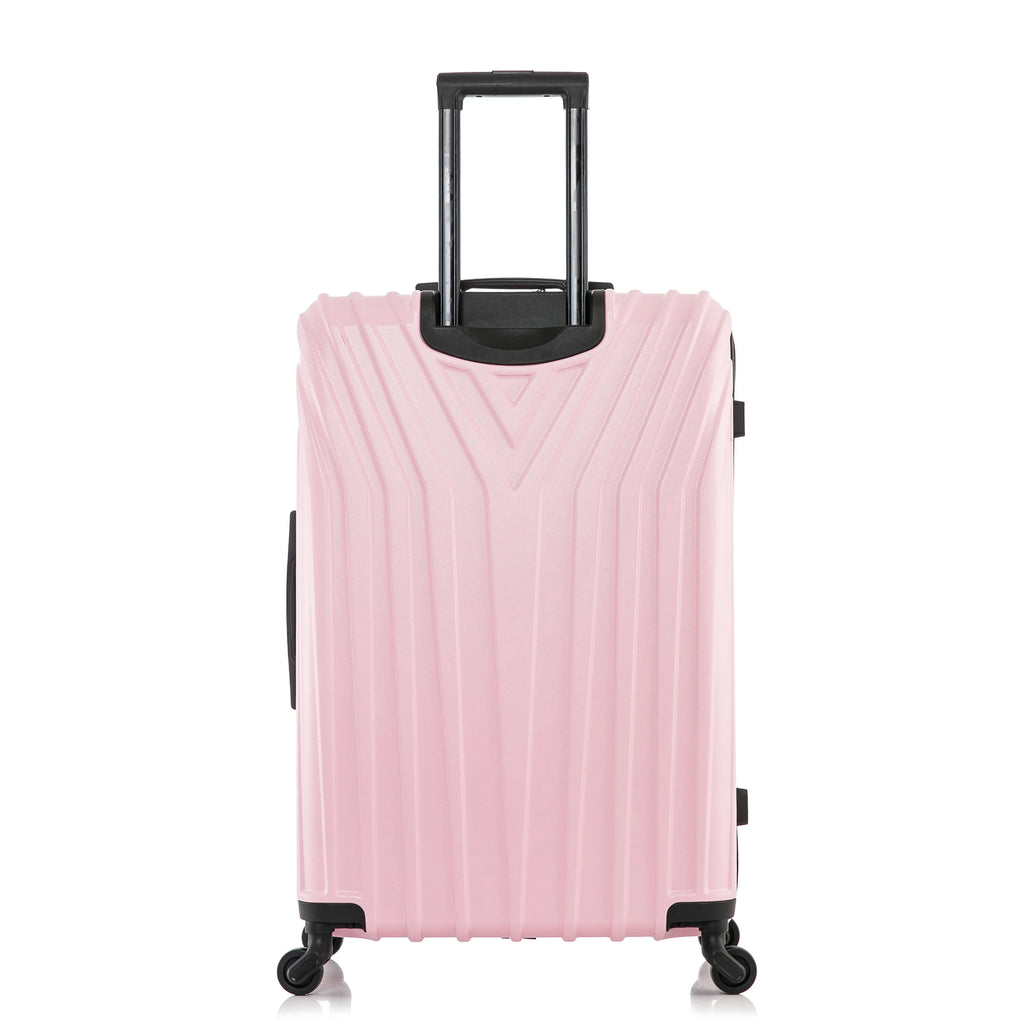 InUSA Vasty 28" Hardside Lightweight Luggage with Spinner Wheels, Handle, and Trolley, Gray