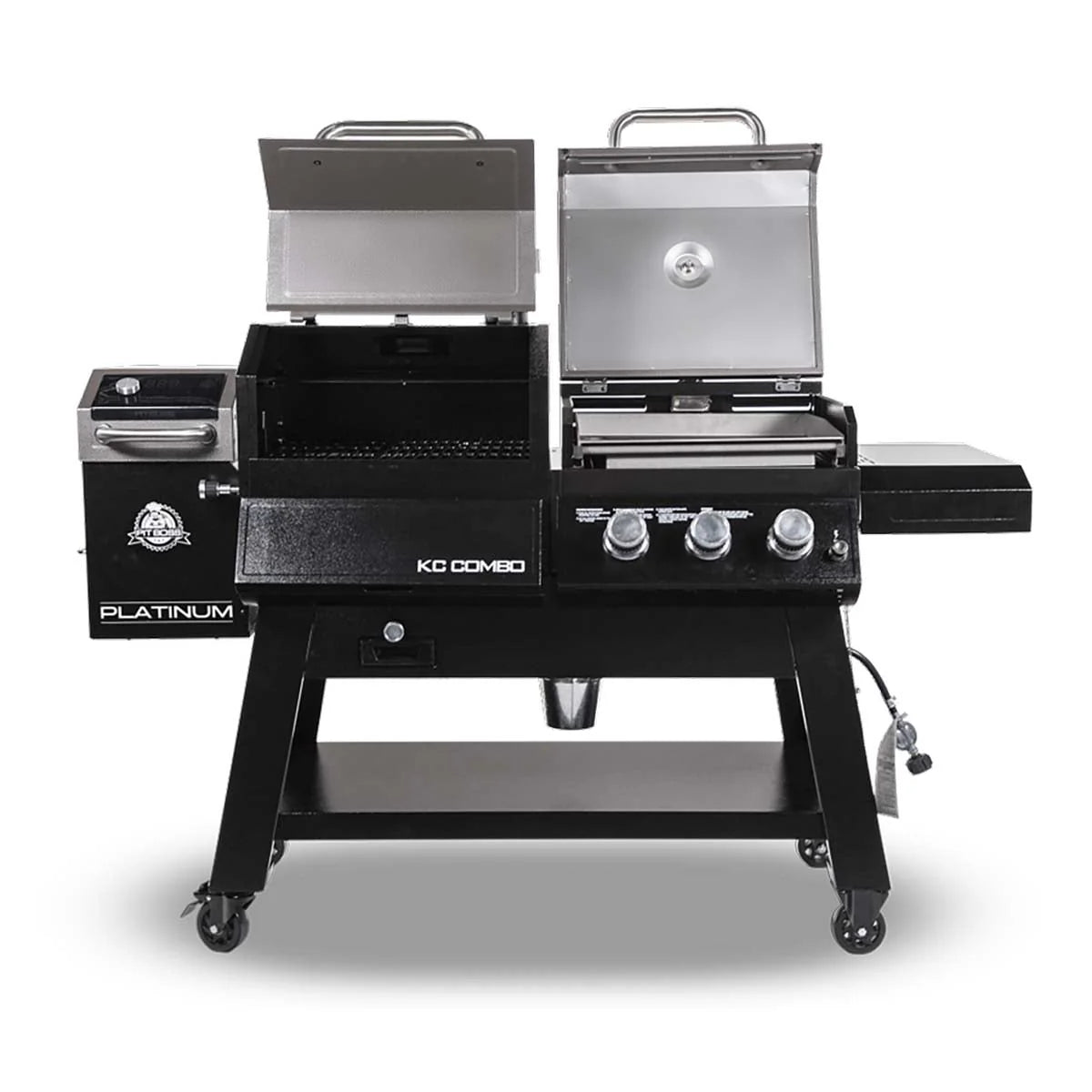 Boss Platinum KC Combo, Wi-Fi? and Bluetooth? Wood Pellet and Gas Grill