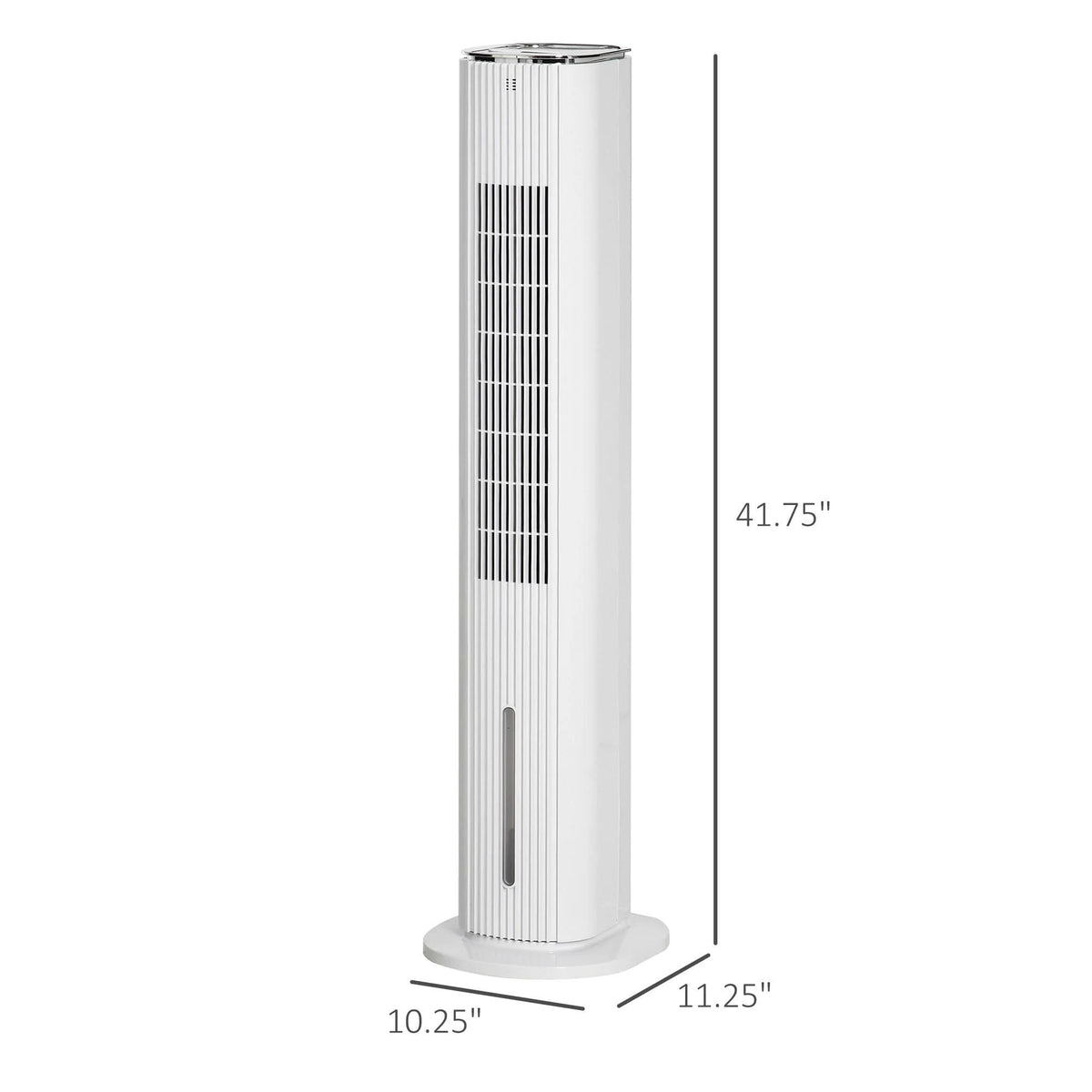 Resenkos 42" 3-In-1 Evaporative Air Cooler with Water Tank, Ice Cooling Fan with Humidifier, 52 Oscillating Portable Swamp Cooler, White