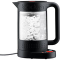 Bodum Bistro Electric Double Wall Water Kettle with Temperature Control, 37 Ounce, Black