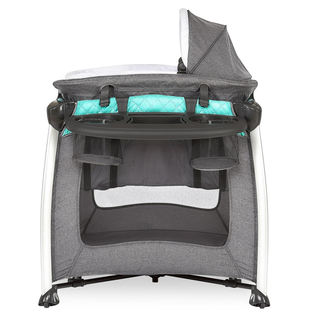 Dream On Me Princeton Deluxe Nap N Pack 3-in-1 Convertible Playard. Changer and Bassinet in Mint