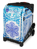 Zuca 18" Sport Bag - Ice Garden (Limited Edition) with Flashing Wheels (Black Frame)