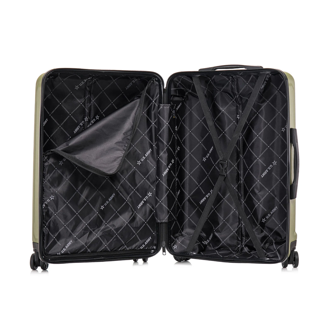 US ARMY FOX 28" Large Suitcase Black
