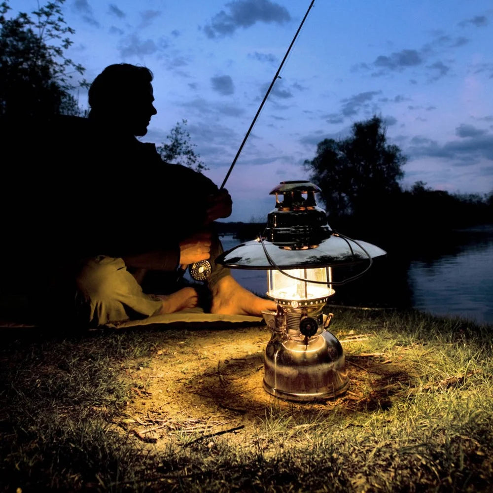 Petromax Top Reflector and Visor for HK350/HK500 Home and Camping Pressure Lanterns, Reflects Lamp Light Downward, Gold-Plated