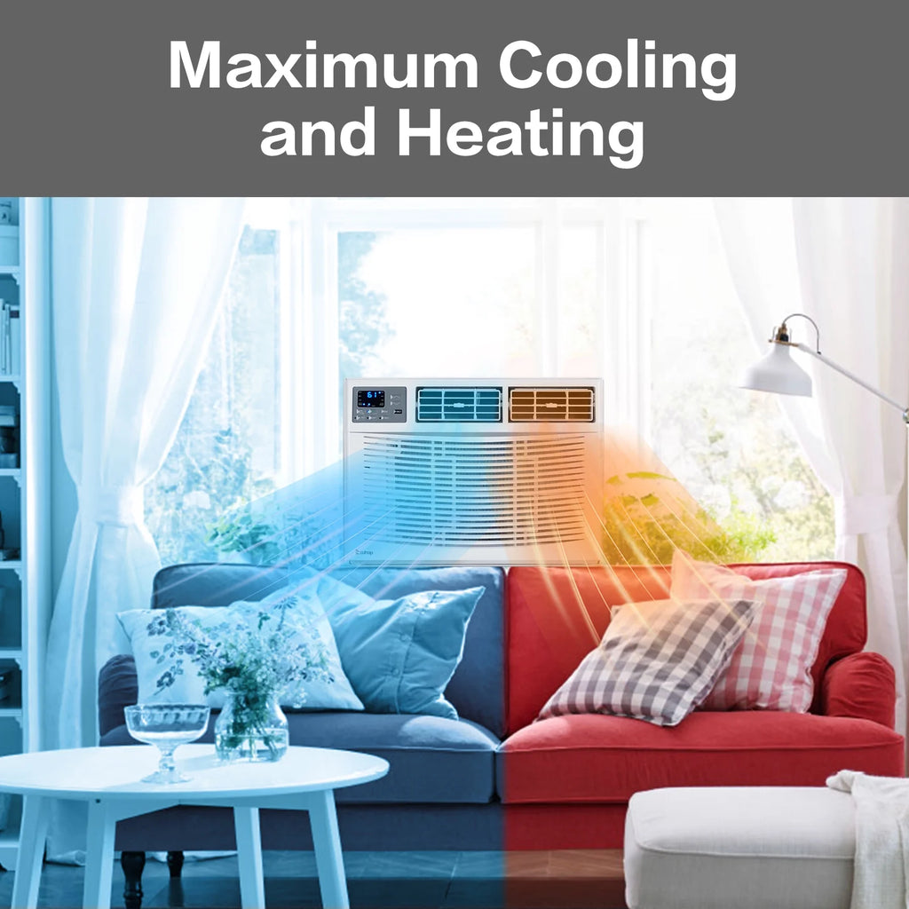 Ktaxon WiFi Enabled 8000 BTU Heat And Cool Window Air Conditioner With Wifi Controls