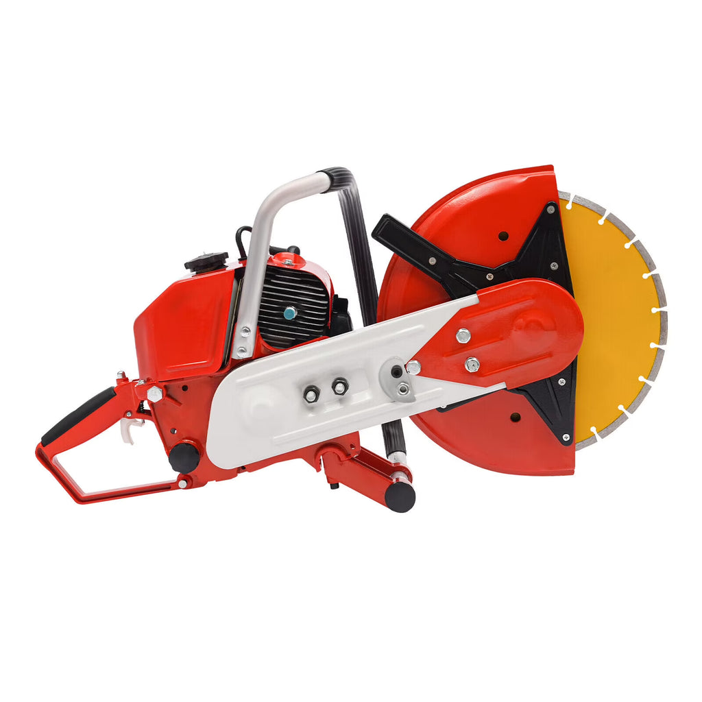 2 Stroke 78.5CC Gas Power Cement Concrete Cut off Saw Cutting Tool W/ Blade Red