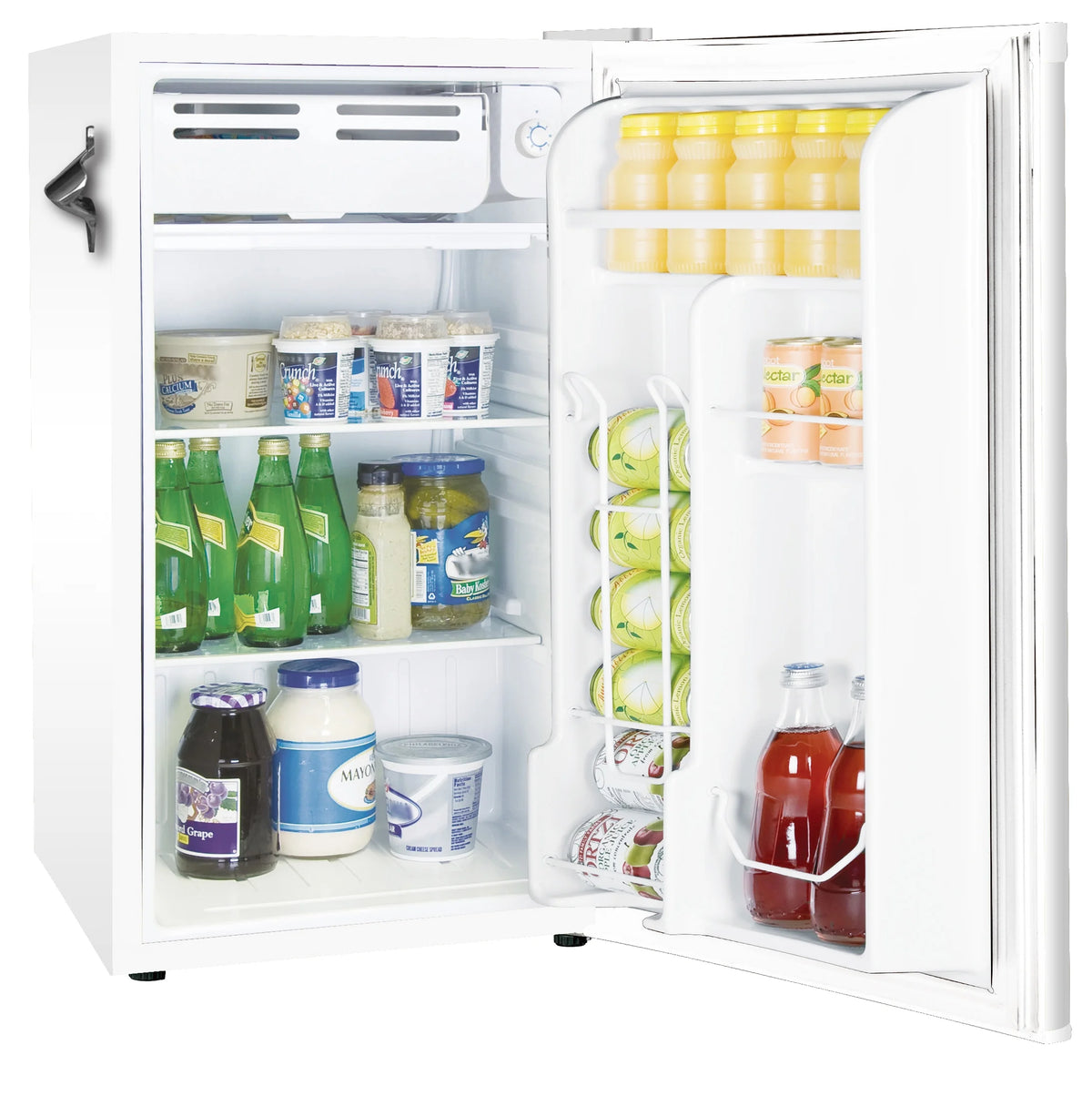 Frigidaire EFR376-C-PINK 3.2-Cu.-Ft. 65-Watt Retro Bar Fridge with Side Bottle Opener (Pink)