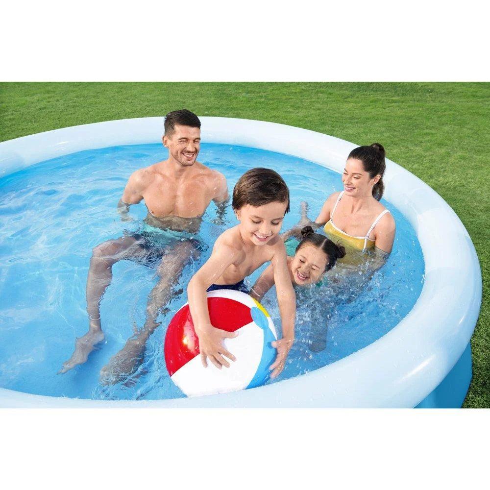 Bestway Fast Set 10 x 26 Round Inflatable Pool Set