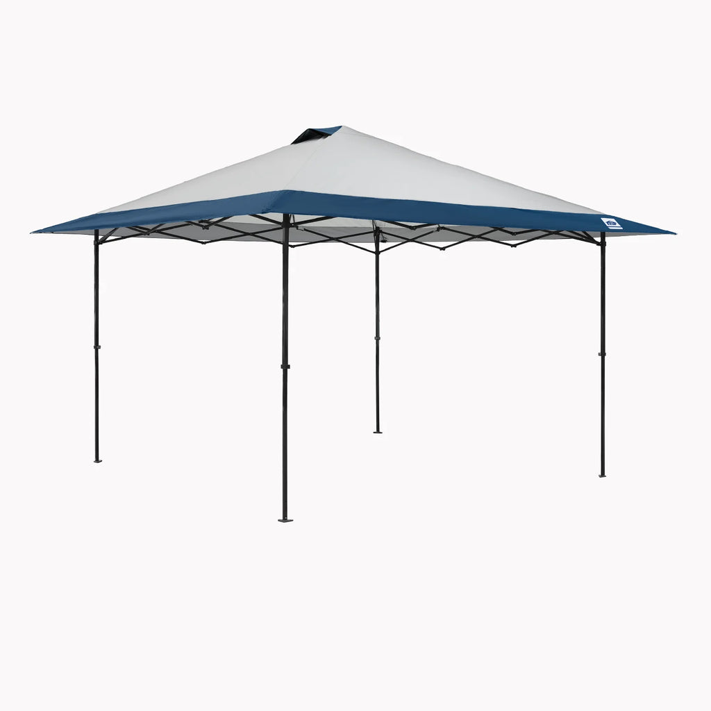 E-Z UP 13x13 ONE-UP Instant Canopy Tent – Pop Up Outdoor Shade Tent with Vented Top, Adjustable Height & Roller Bag