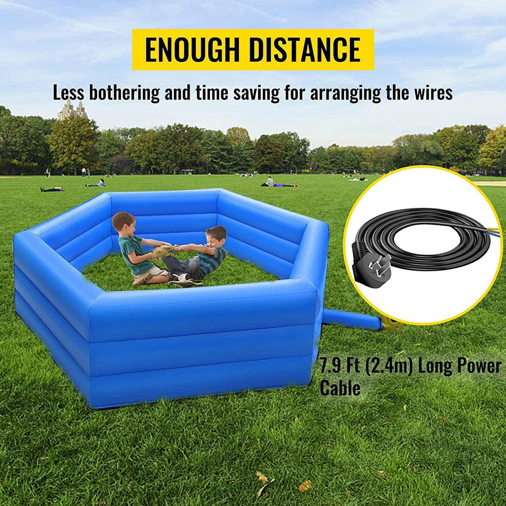VEVOR Portable Gaga Ball Pit 15ft Inflatable with Electric Air Pump.Gaga Ball Pit Kit Inflatable Court for Outdoor Indoor Children Family Activity