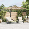 vidaXL Garden Parasol with Steel Pole Umbrella Sunshade Outdoor Patio Beach