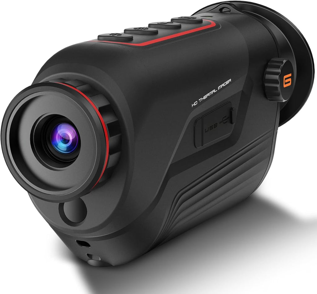 GOYOJO Thermal Monocular 256x192 (25 Hz) Thermal Imaging Monoscope Camera for Adults, 10mm Focal Lens Vision Goggles Thermal Scopes for Night Hunting Camping