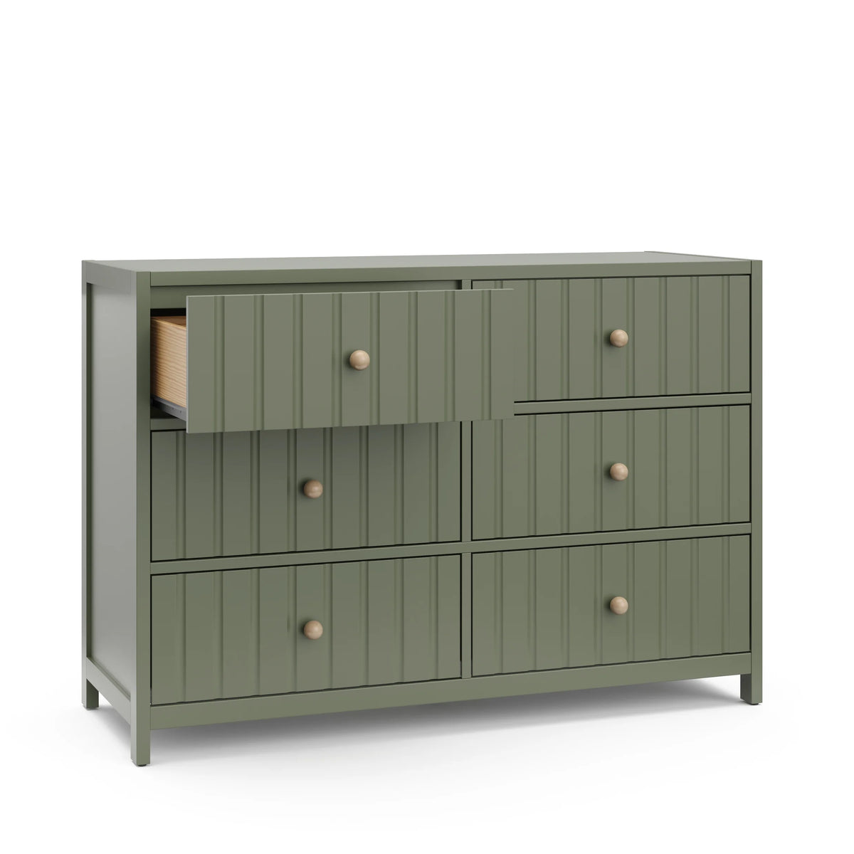 Graco Teddi 6 Drawer Nursery Double Dresser, White