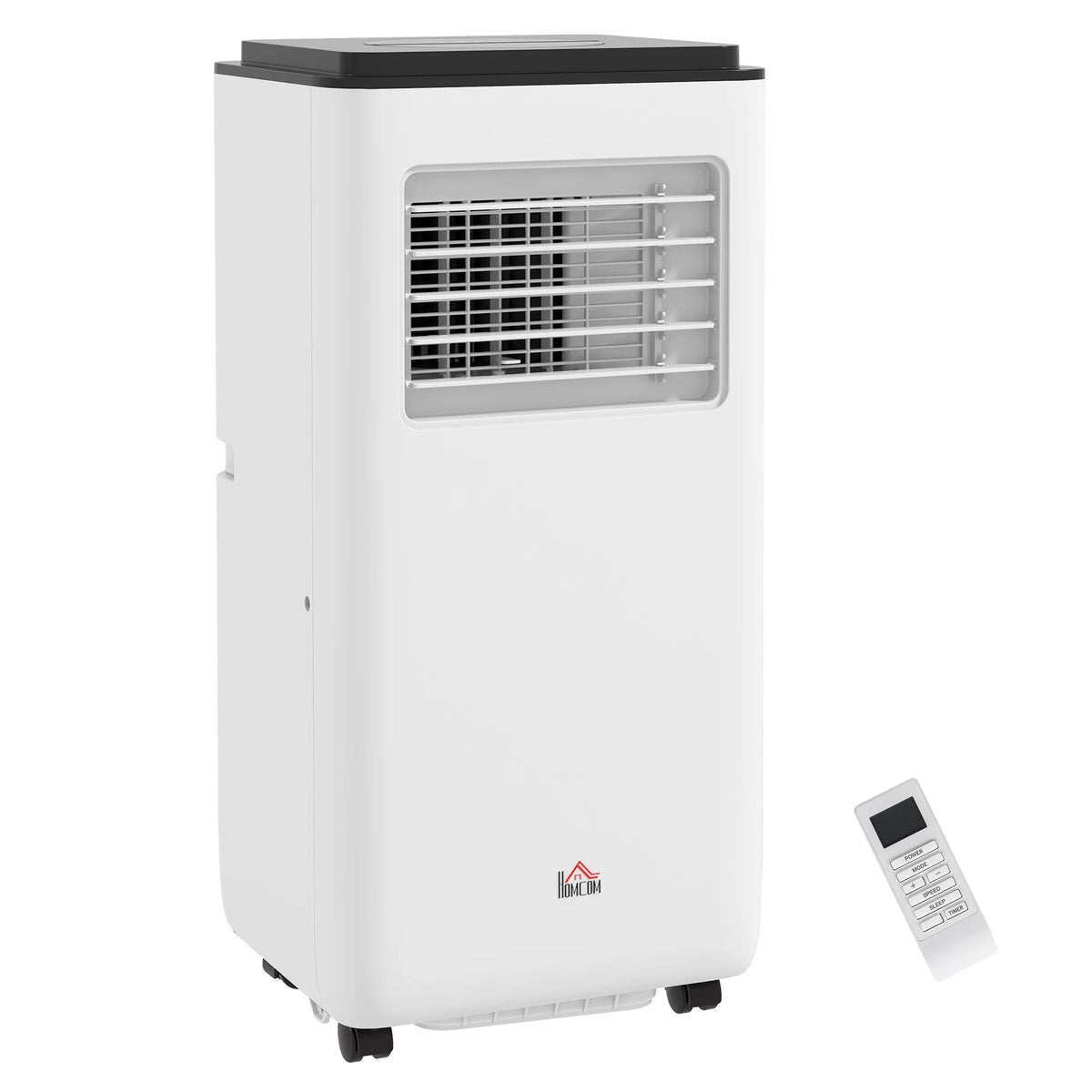 HOMCOM 8000 BTU 344 Sq Ft Portable Air Conditioner, Black