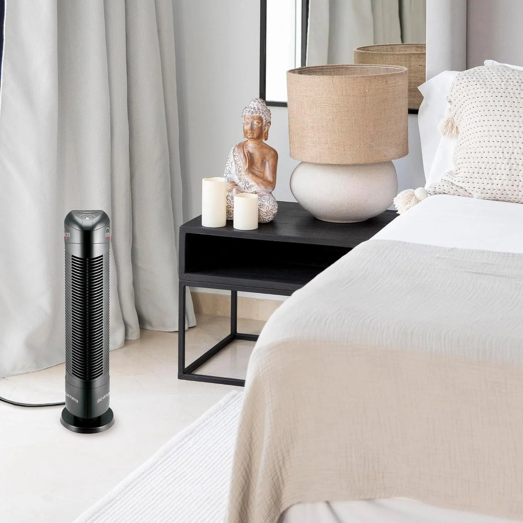 Ionic Pro Turbo (TA550) Ionic Air Purifier Tower for Home, Quiet Ionic Filterless Design, Covers Up to 500 Sq. Ft., Removes Odors, Smoke, Dust, and Allergens
