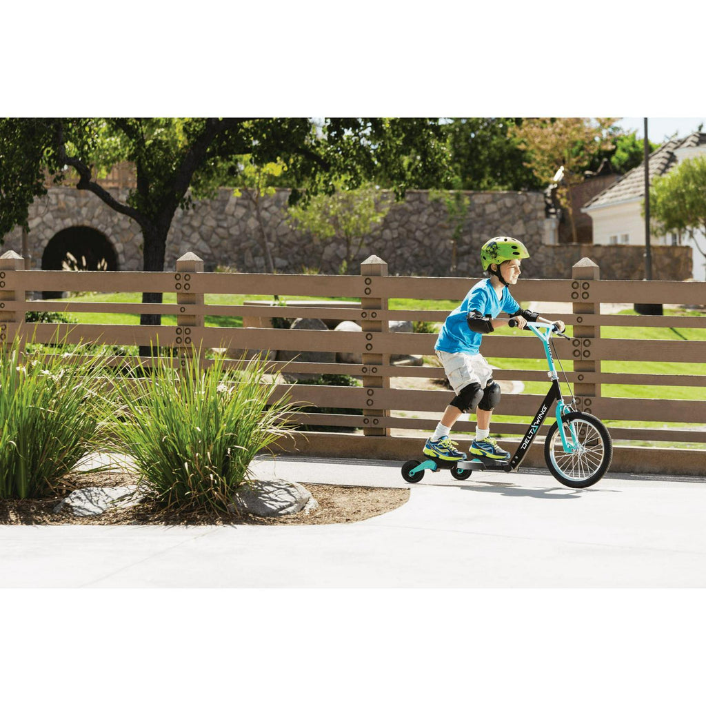 Razor Teal 3-Wheel Drifting Delta Wing Scooter- Ages 6+
