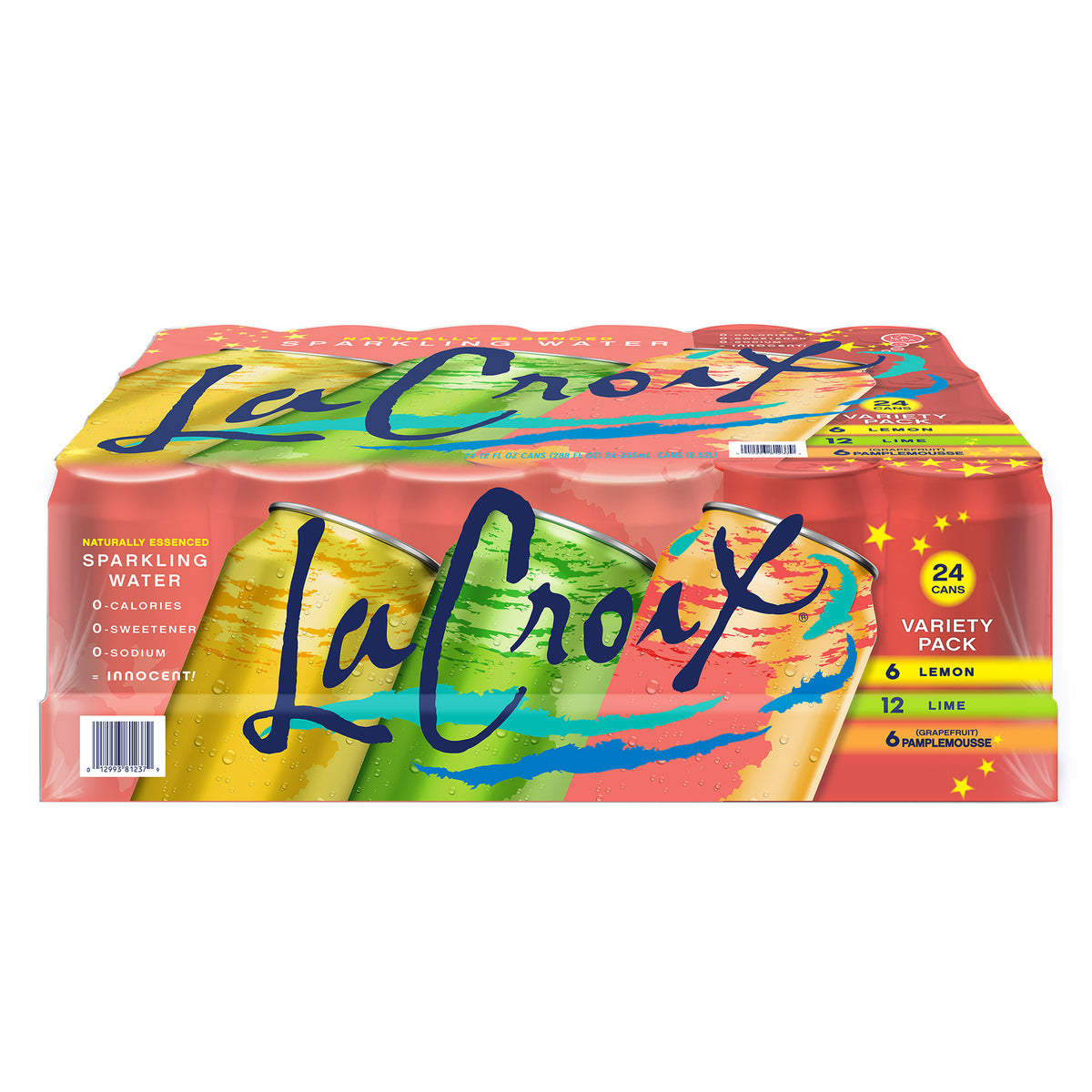 LaCroix Sparkling Water, Variety Pack, 12 fl oz, 24-count