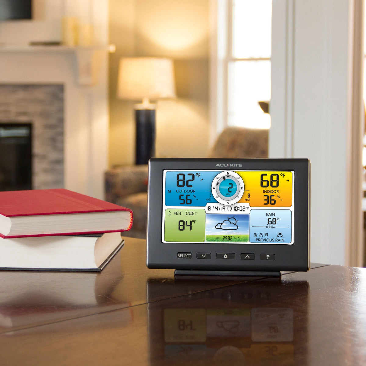 AcuRite Iris? (5-in-1) Wireless Home Weather Station, Indoor/Outdoor Temperature, Humidity, Wind, and Rain (01529M)
