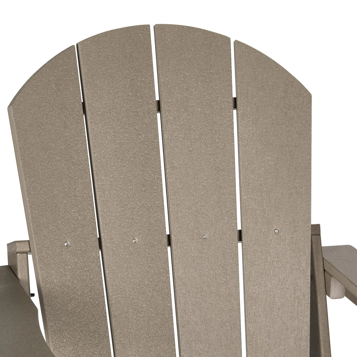 Westintrends Outdoor Folding HDPE Adirondack Chair, Patio Seat, Weather Resistant, Dark Brown