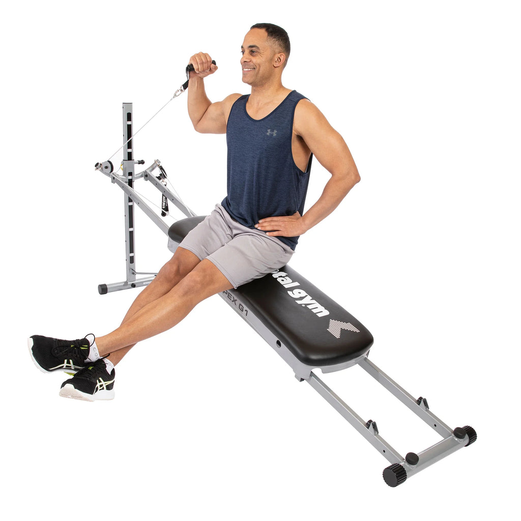 Total Gym APEX G5 Home Fitness Incline Weight Trainer Equipment w/ 10 Resistance Levels