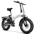 1000W Foldable ebike for adult 80+miles 28+mph battery removable 20 inch fat tyre ebike for all terrain