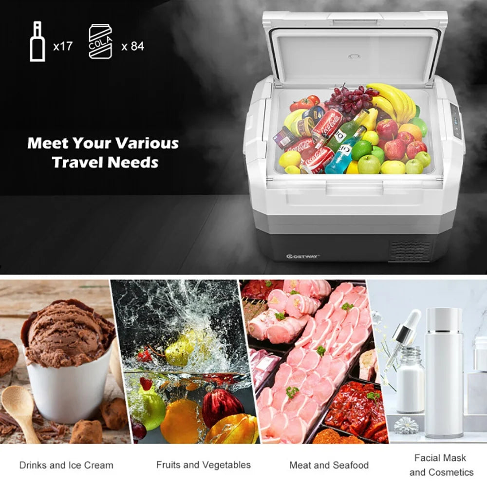 Kepooman Portable Cooler,Camping Cooler,58 Quart Portable Electric Camping Car Cooler