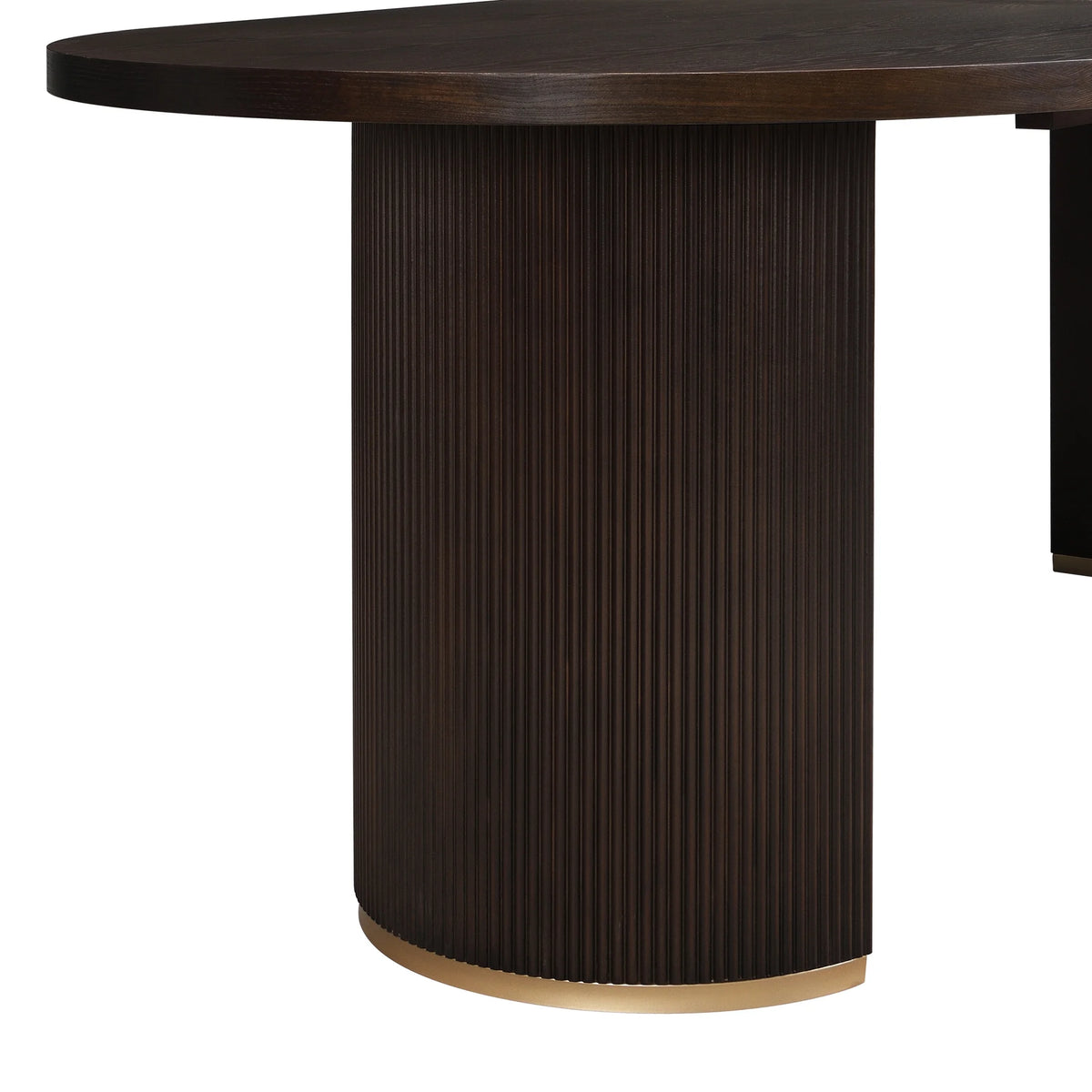 Christopher Knight Home Minimalist 88 Oval Dining Table for 4-6, Espresso