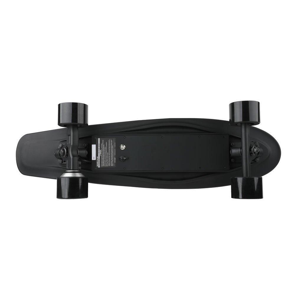 Voyager Neutrino Black Electric Standard Skateboard 72mm Wheels. with Bluetooth Remote for Kids