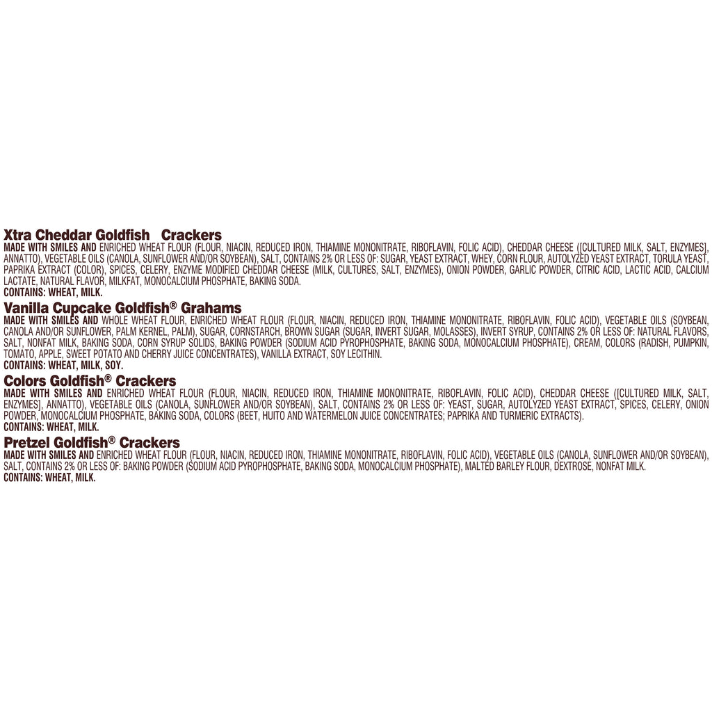 Goldfish Baked Snacks, Variety Pack, 45-count