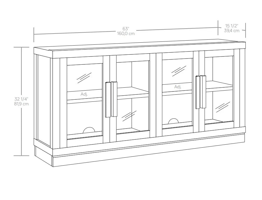 Better Homes & Gardens Ezra TV Stand for TV's up to 70", Light Honey finish