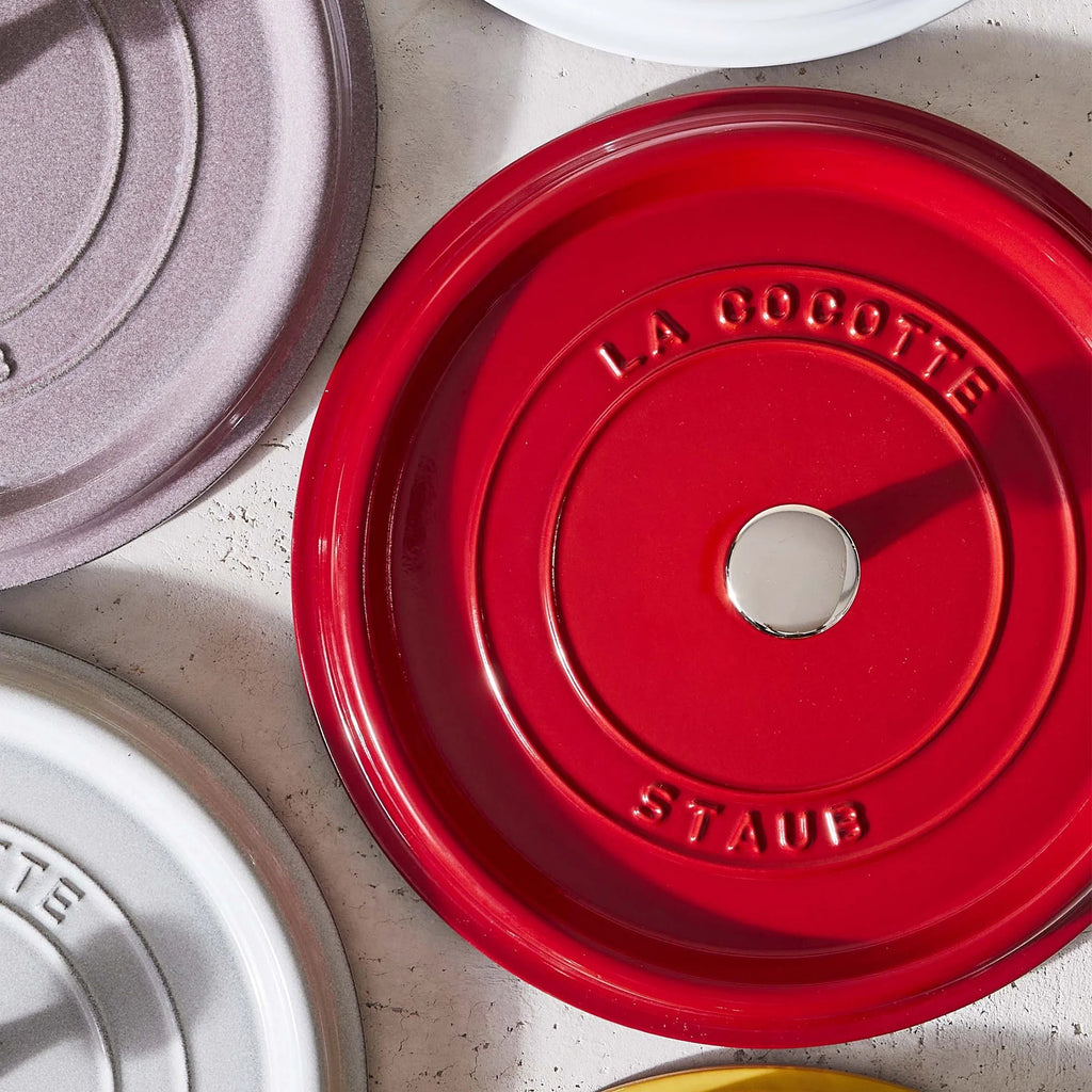 Staub Cast Iron 4-qt Round Cocotte - Matte Black