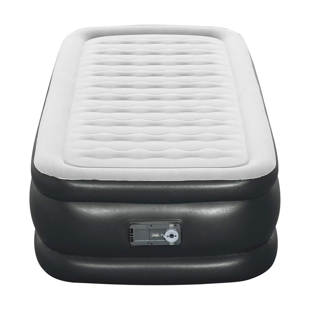 Open Box Sealy Tritech 20" Inflatable Mattress Twin Airbed w/ Built-In Pump