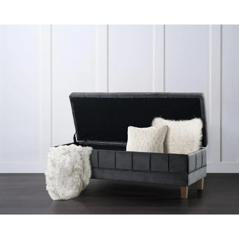 Picket House Furnishings Jude Tufted Storage Ottoman
