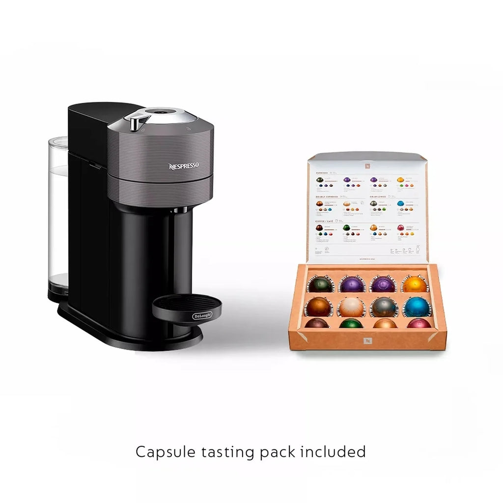 Nespresso Vertuo Next Deluxe by De Longhi, Dark Grey with Milk Frother