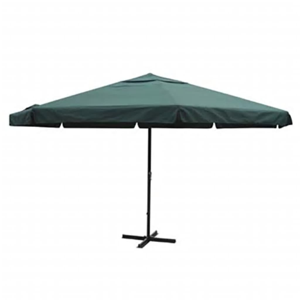 vidaXL Garden Parasol Azure Blue Polyester with PA coating Large