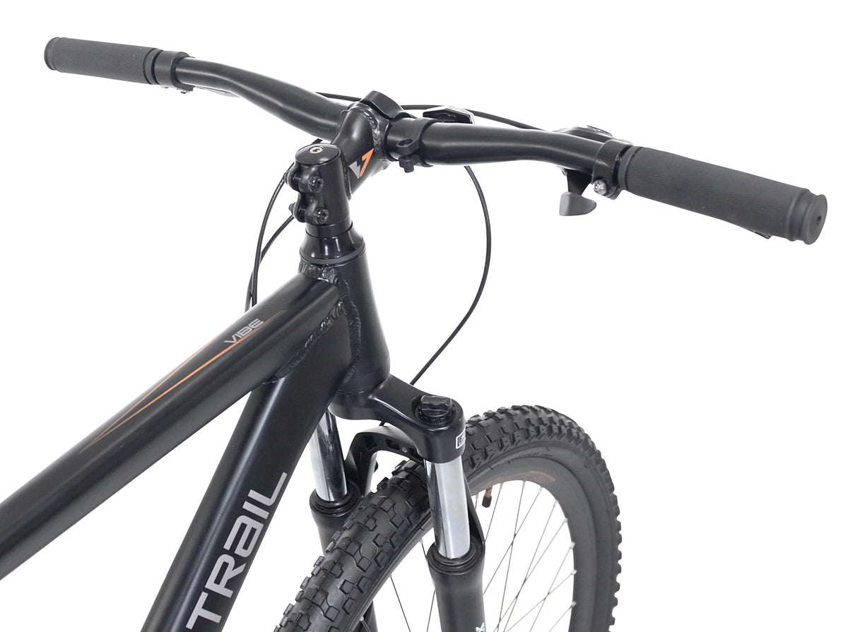 Ozark Trail 27.5" Vibe Mountain Bicycle, Small Frame, Fits Riders 5'0" - 5'6", Black, Adult, Unisex