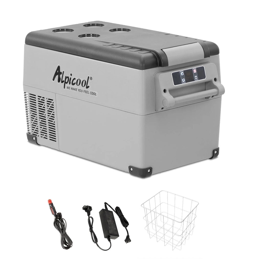 Alpicool CF55 Portable Refrigerator 12 Volt Car Freezer 58 Quart(55 Liter) Vehicle, Car, Truck, RV, Boat, Mini fridge freezer for Driving, Travel, Fishing, Outdoor -4F to 68F