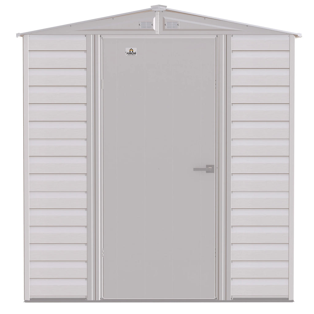 Arrow Select Steel Storage Shed Steel Storage Shed, 6x5, Charcoal