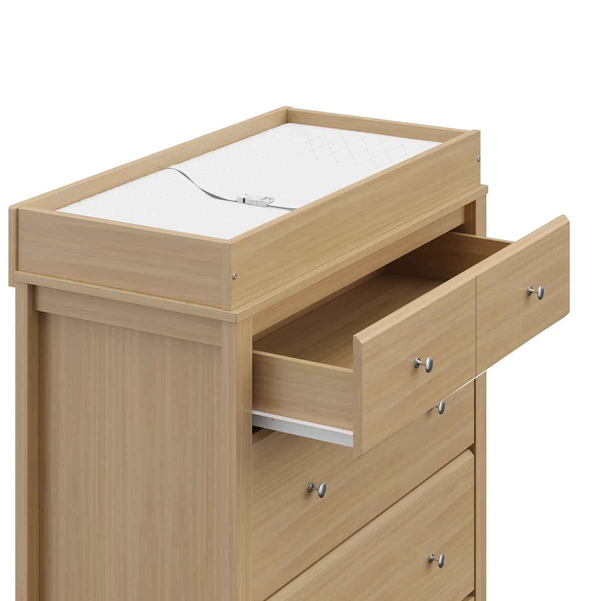 Storkcraft Horizon 3 Drawer Infant Changing Table Dresser, White