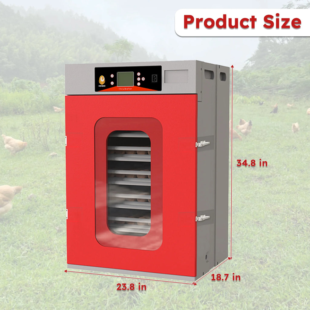 Montary 56 Egg Incubator: Auto Turning, Humidity Control & Water Refill for Chicken/Duck/Goose Eggs w/ Candler