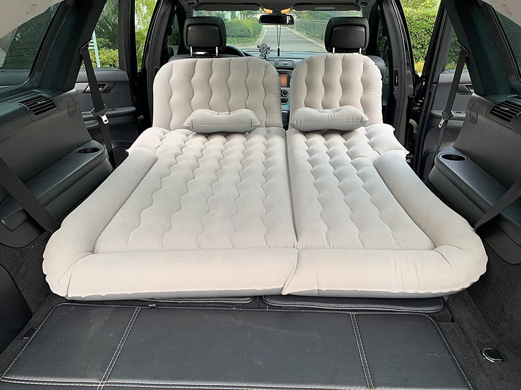 3 in 1 SUV Air Matterss | Car Mattress with Electric Air Pump-2 Support Fillers & 2 Pillows Fits SUV|MPV|Minivan for Road Trip Camping Black