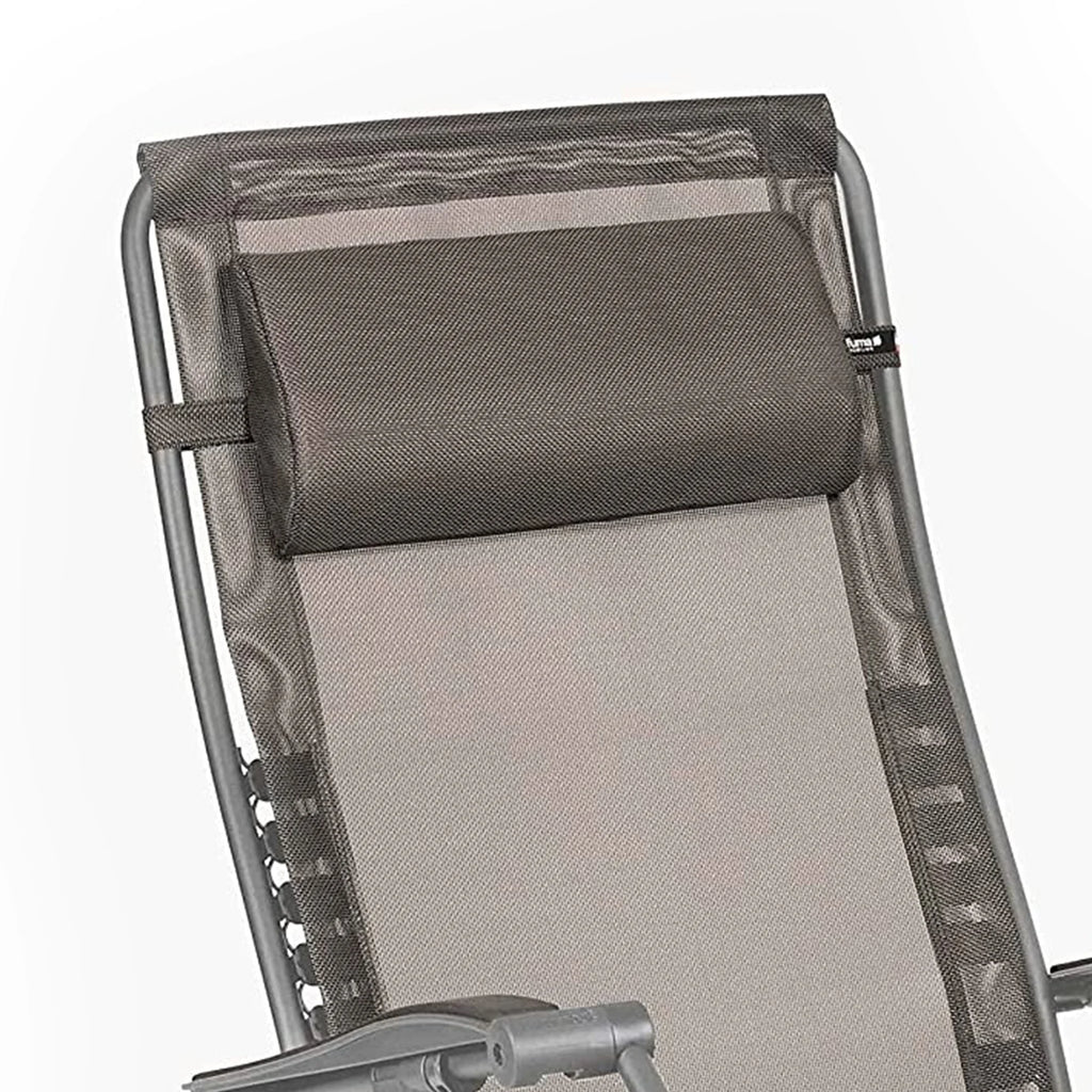 Lafuma R-Clip Batyline Relaxation Zero Gravity Recliner Chair, Graphite