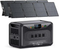 BLUETTI Apex 300 Solar Generator with 2 200W Solar Panels, 2764Wh Portable Power Station with 3840W AC Outlets, Dual Voltage for Camping, Off-Grid, and Emergency Use