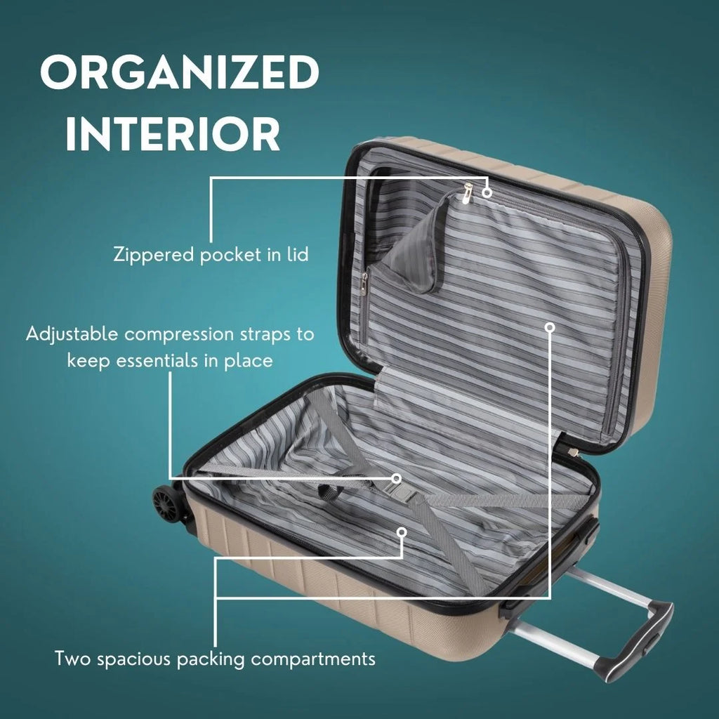 Skyway Luggage Epic 2.0 24" Hardside 8-Wheel Medium Check-In Spinner